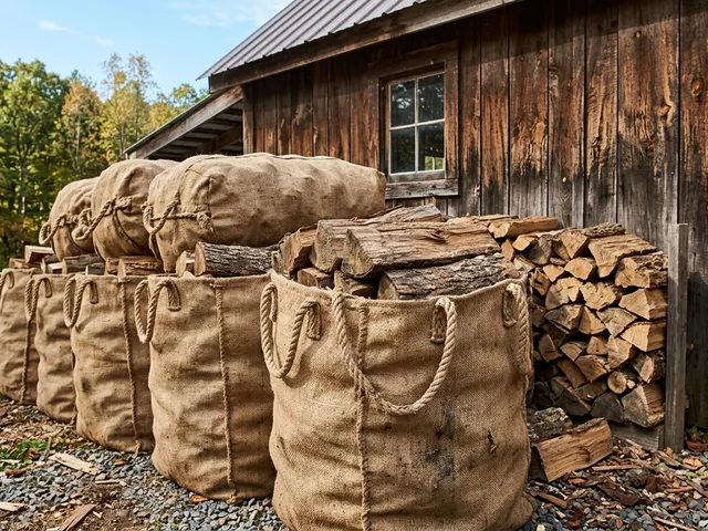 Дрова в мешках 30 л в Лесном